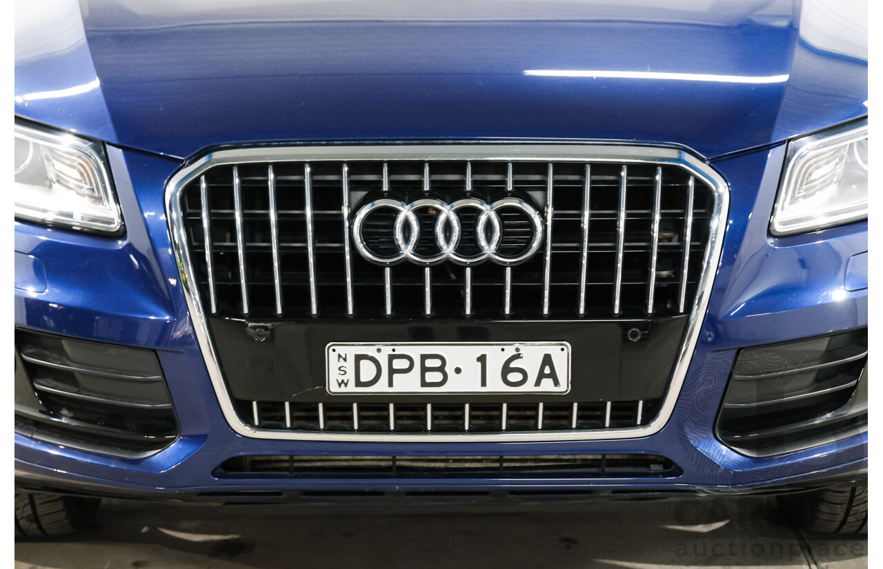 8/2014 Audi Q5 2.0 TFSI Quattro 8R MY14 4d Wagon Blue Turbo 2.0L