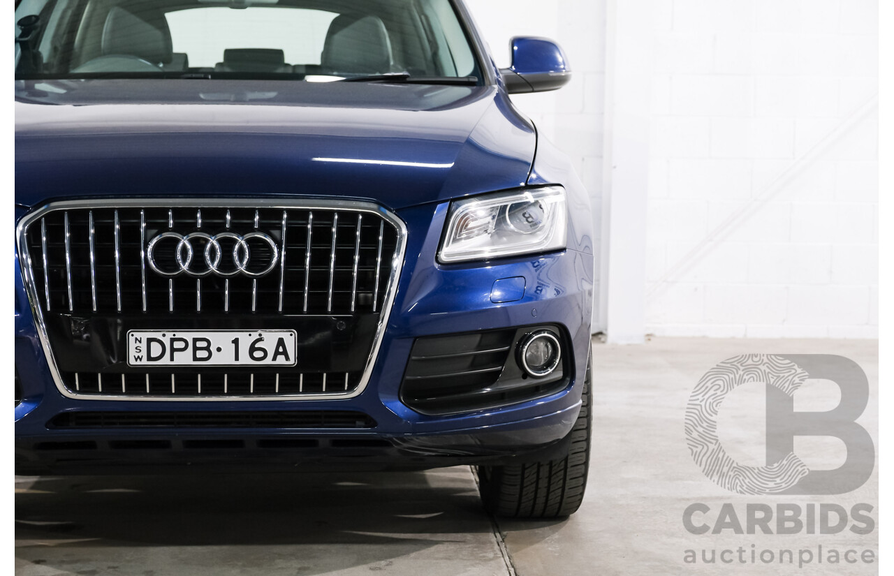 8/2014 Audi Q5 2.0 TFSI Quattro 8R MY14 4d Wagon Blue Turbo 2.0L