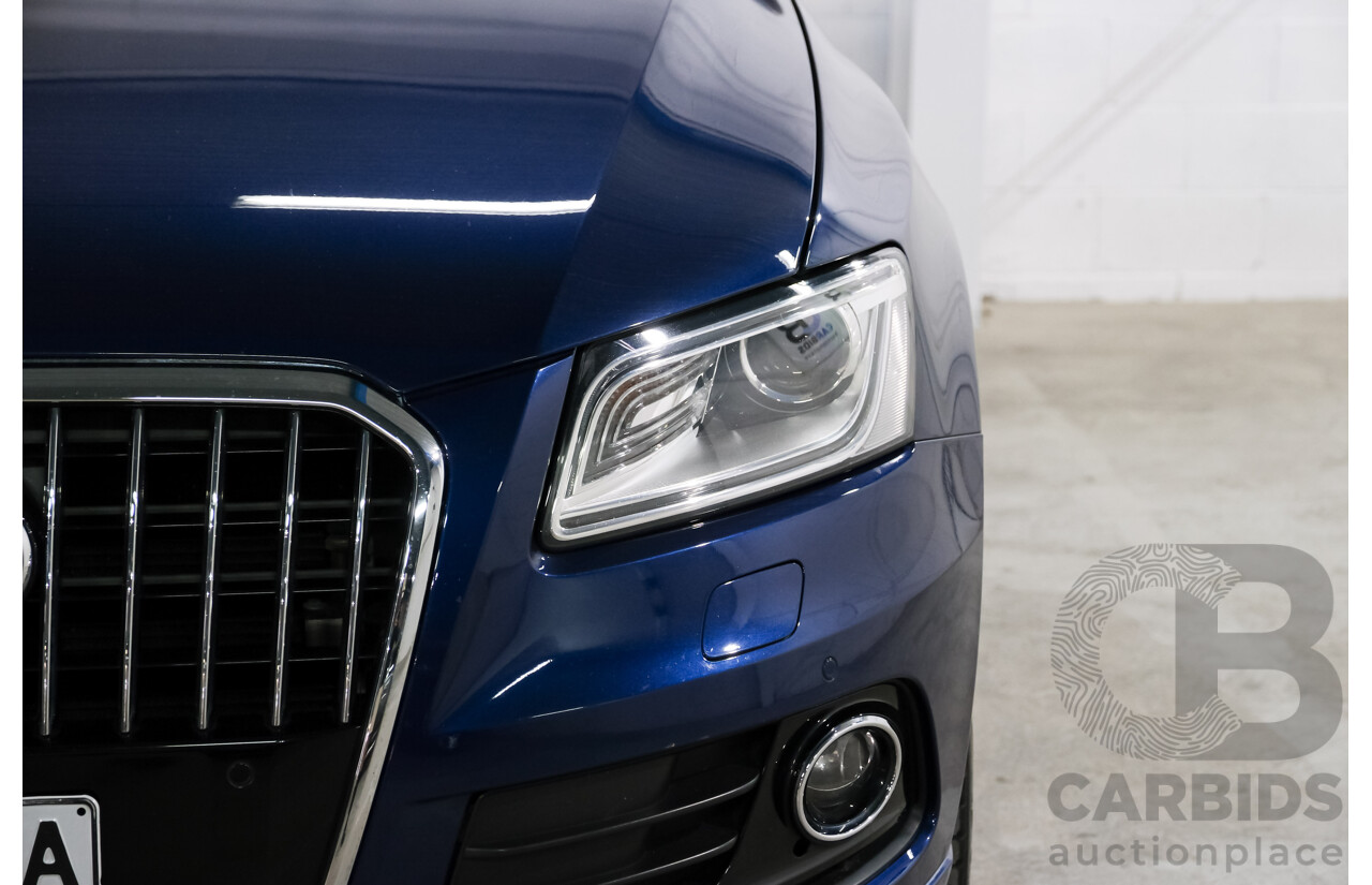 8/2014 Audi Q5 2.0 TFSI Quattro 8R MY14 4d Wagon Blue Turbo 2.0L