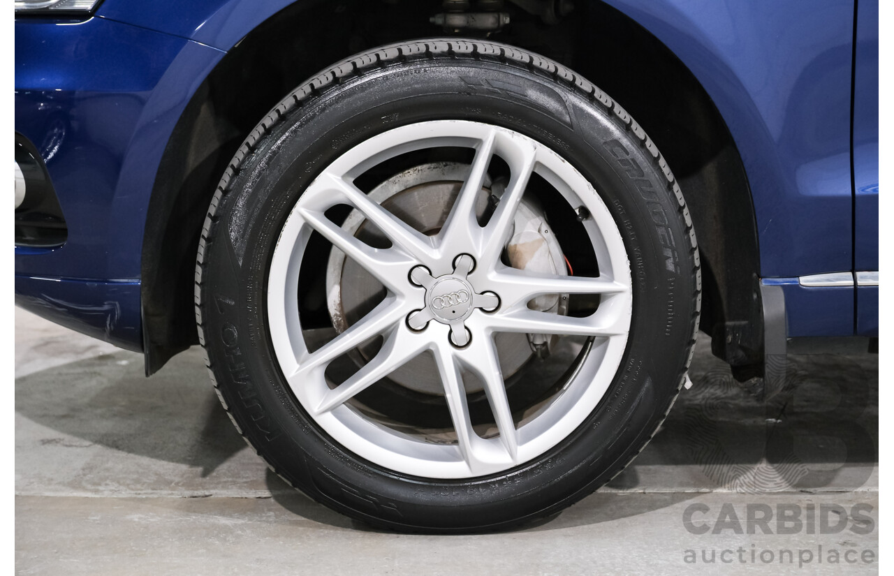 8/2014 Audi Q5 2.0 TFSI Quattro 8R MY14 4d Wagon Blue Turbo 2.0L