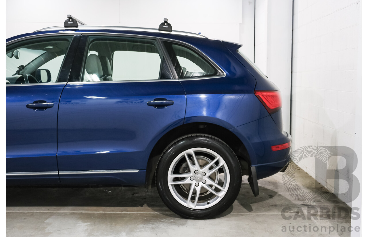 8/2014 Audi Q5 2.0 TFSI Quattro 8R MY14 4d Wagon Blue Turbo 2.0L