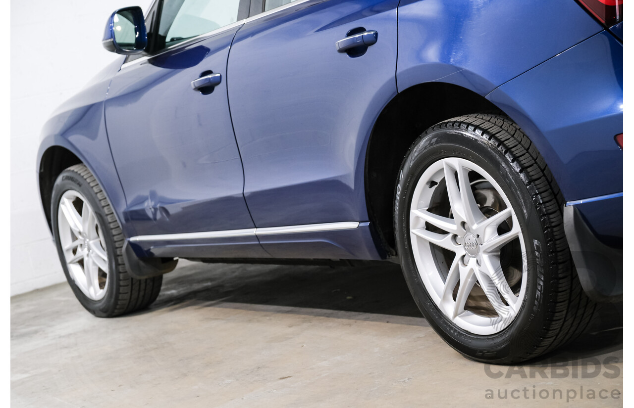 8/2014 Audi Q5 2.0 TFSI Quattro 8R MY14 4d Wagon Blue Turbo 2.0L