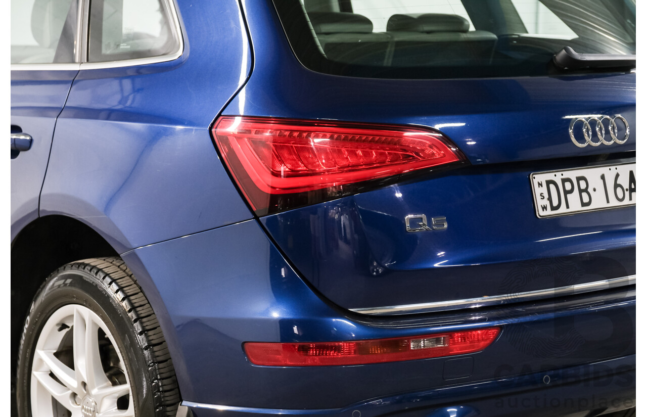 8/2014 Audi Q5 2.0 TFSI Quattro 8R MY14 4d Wagon Blue Turbo 2.0L