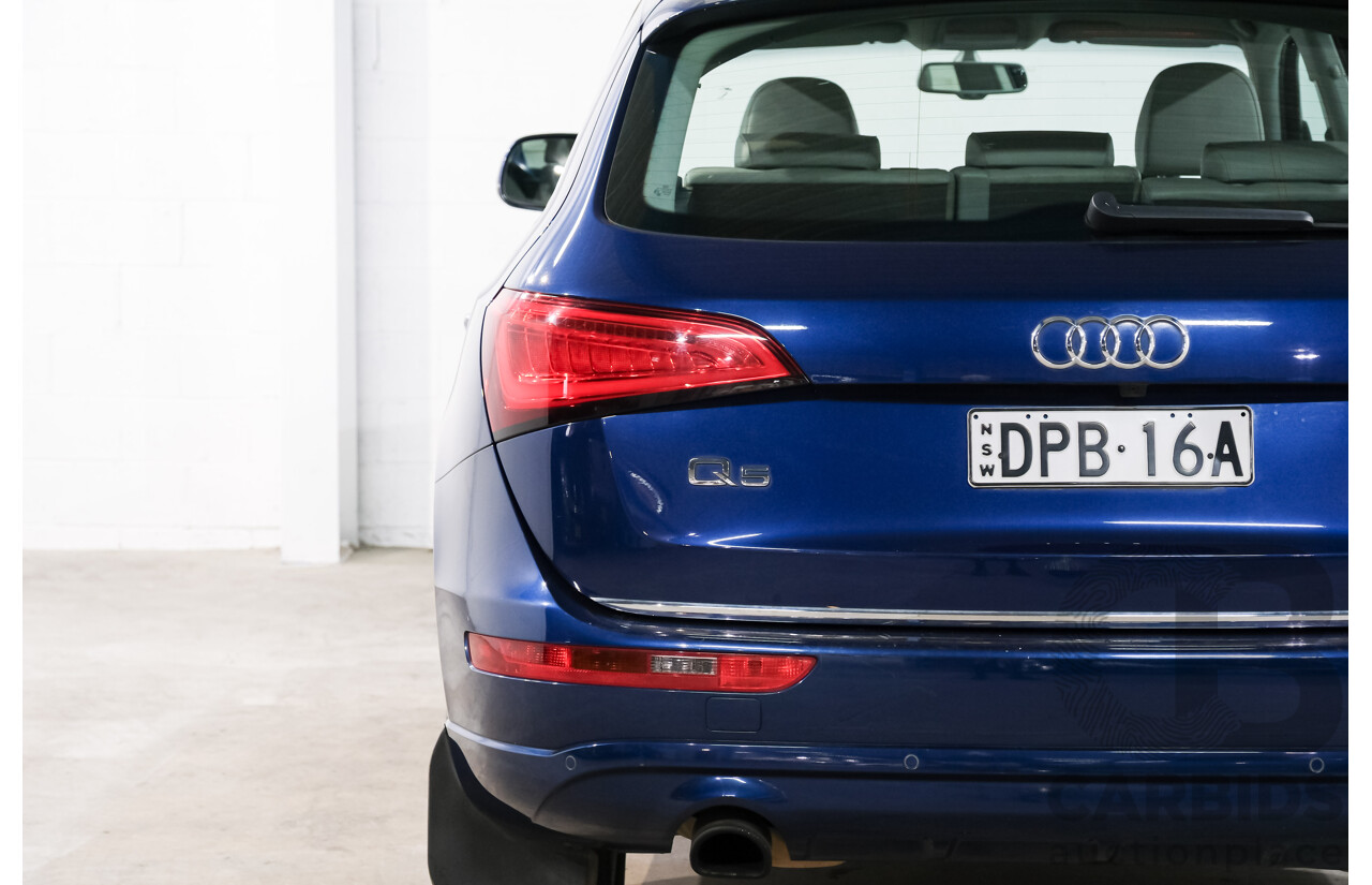 8/2014 Audi Q5 2.0 TFSI Quattro 8R MY14 4d Wagon Blue Turbo 2.0L