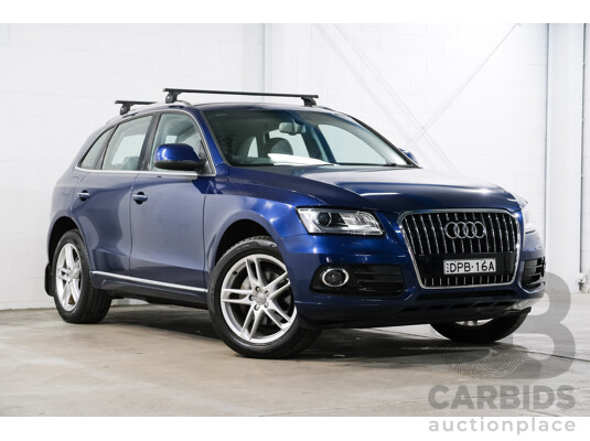 8/2014 Audi Q5 2.0 TFSI Quattro 8R MY14 4d Wagon Blue Turbo 2.0L