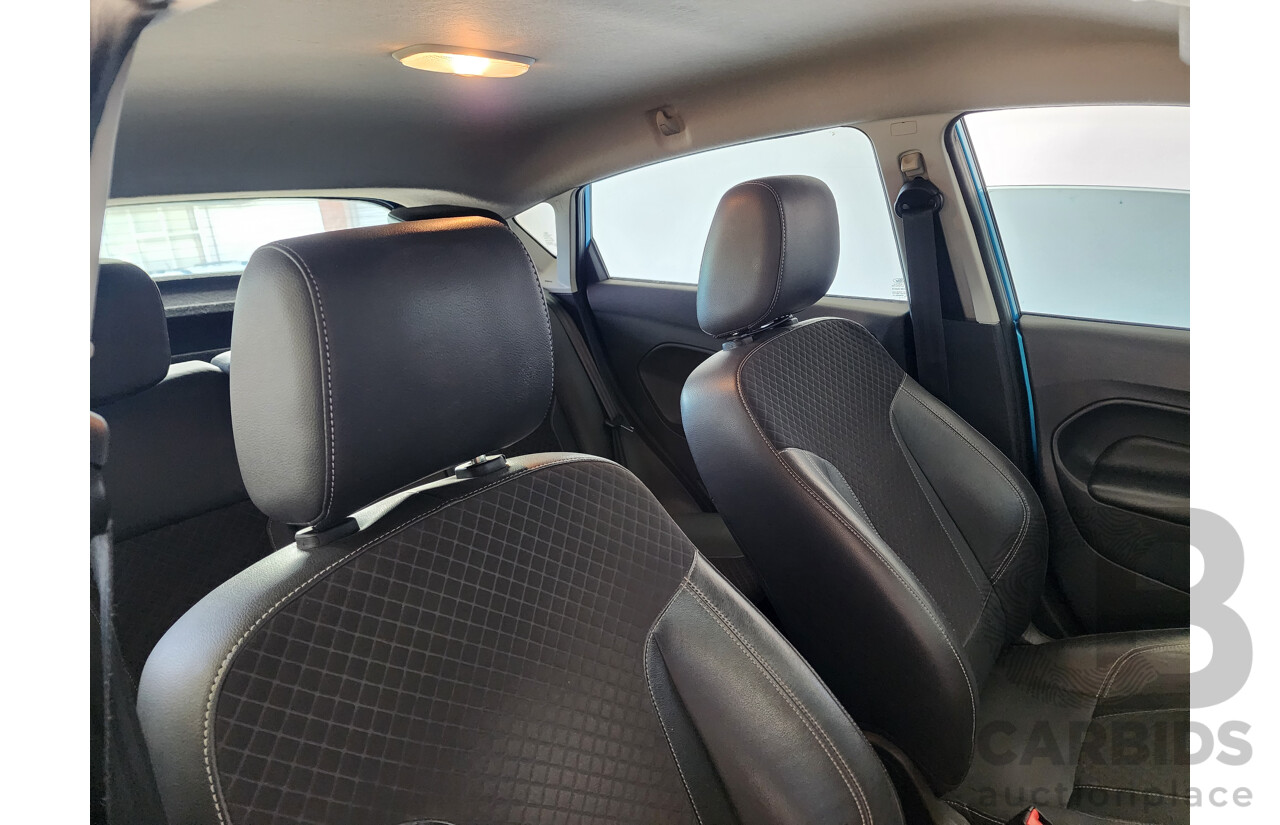 12/2013 Ford Fiesta Sport WZ 5d Hatchback Blue 1.0L