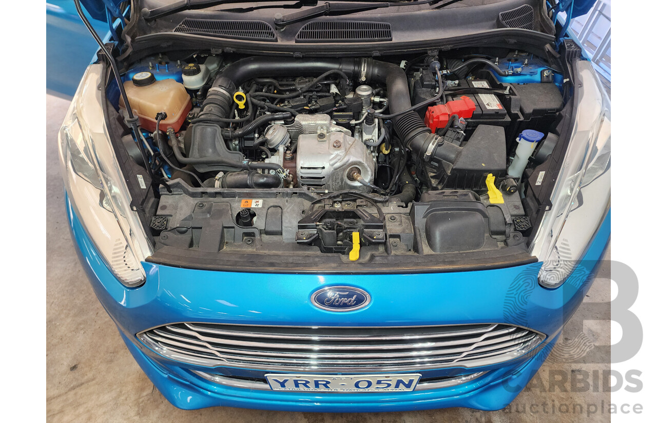 12/2013 Ford Fiesta Sport WZ 5d Hatchback Blue 1.0L