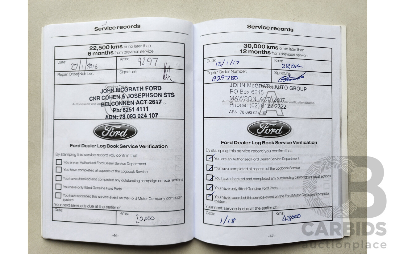 12/2013 Ford Fiesta Sport WZ 5d Hatchback Blue 1.0L