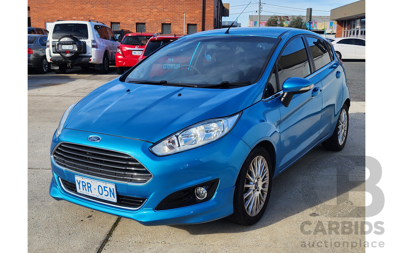 12/2013 Ford Fiesta Sport WZ 5d Hatchback Blue 1.0L