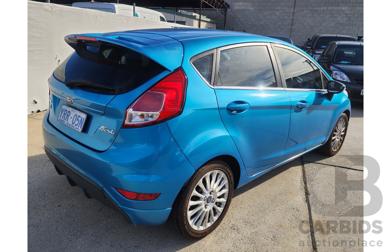 12/2013 Ford Fiesta Sport WZ 5d Hatchback Blue 1.0L