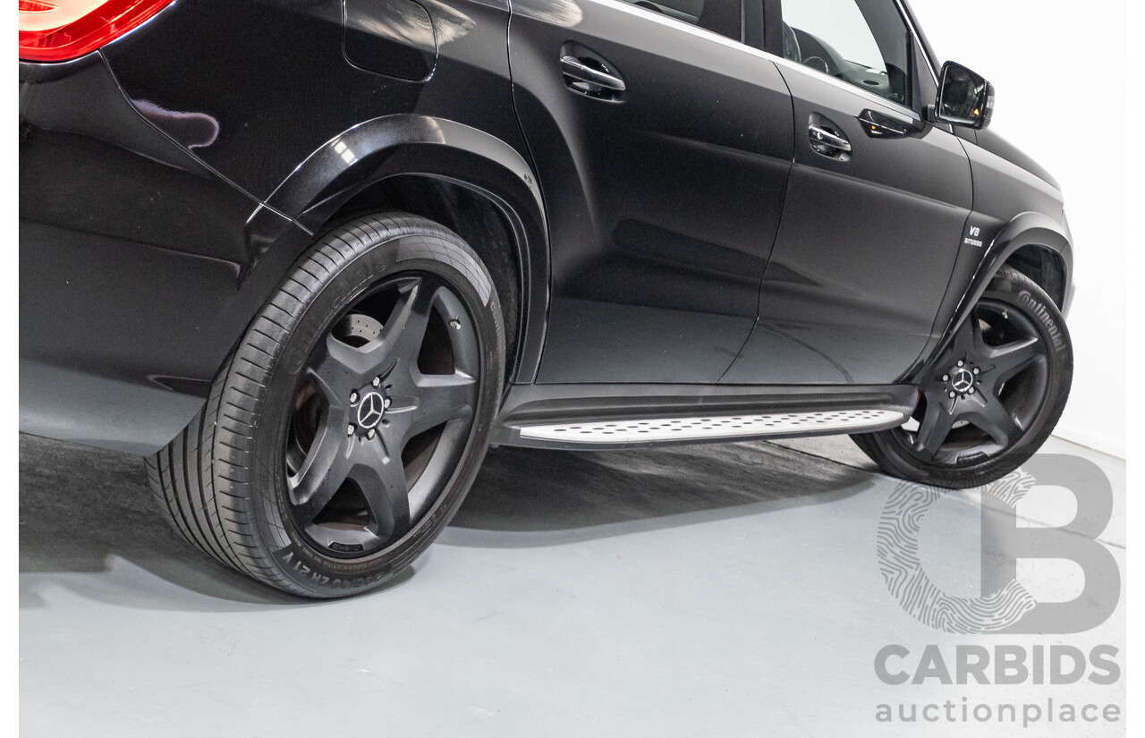 7/2013 Mercedes-Benz GL63 AMG X166 4d Wagon Obsidian Black Metallic Twin Turbo V8 5.5L