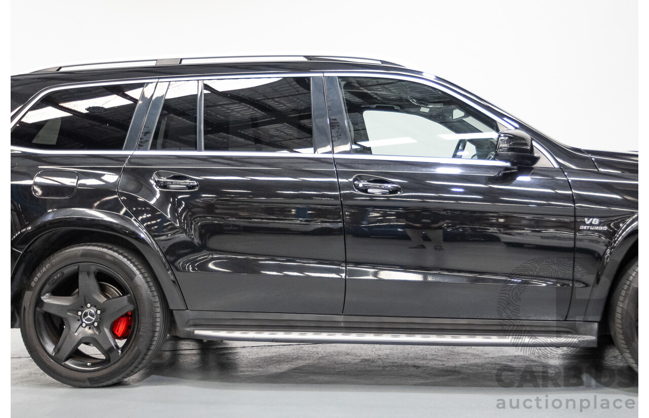 7/2013 Mercedes-Benz GL63 AMG X166 4d Wagon Obsidian Black Metallic Twin Turbo V8 5.5L
