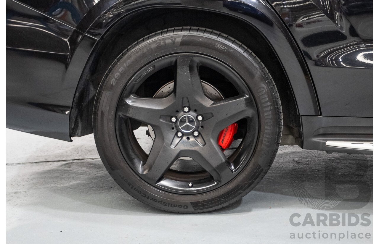 7/2013 Mercedes-Benz GL63 AMG X166 4d Wagon Obsidian Black Metallic Twin Turbo V8 5.5L