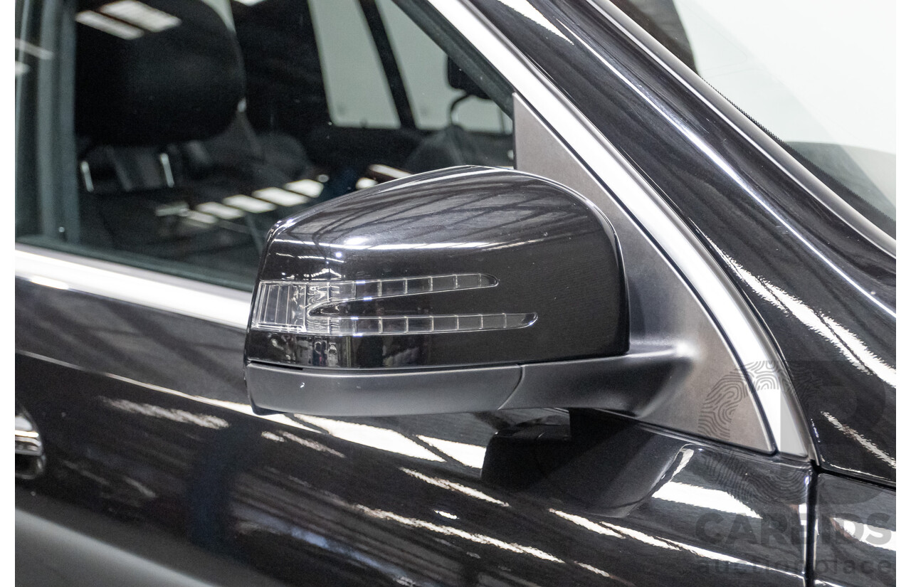 7/2013 Mercedes-Benz GL63 AMG X166 4d Wagon Obsidian Black Metallic Twin Turbo V8 5.5L