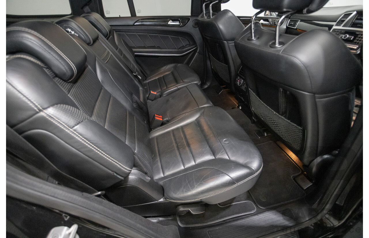 7/2013 Mercedes-Benz GL63 AMG X166 4d Wagon Obsidian Black Metallic Twin Turbo V8 5.5L