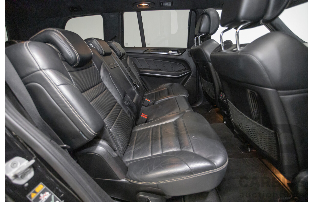 7/2013 Mercedes-Benz GL63 AMG X166 4d Wagon Obsidian Black Metallic Twin Turbo V8 5.5L
