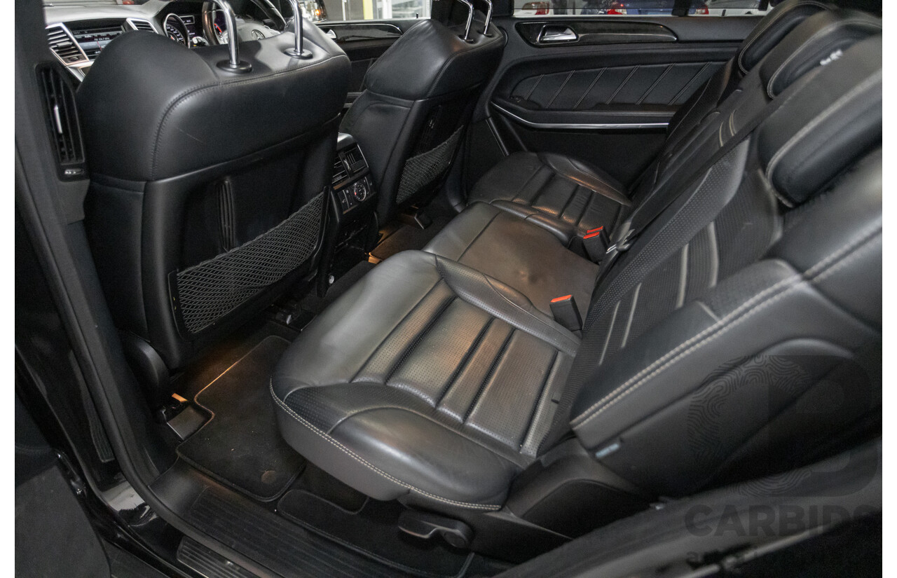 7/2013 Mercedes-Benz GL63 AMG X166 4d Wagon Obsidian Black Metallic Twin Turbo V8 5.5L