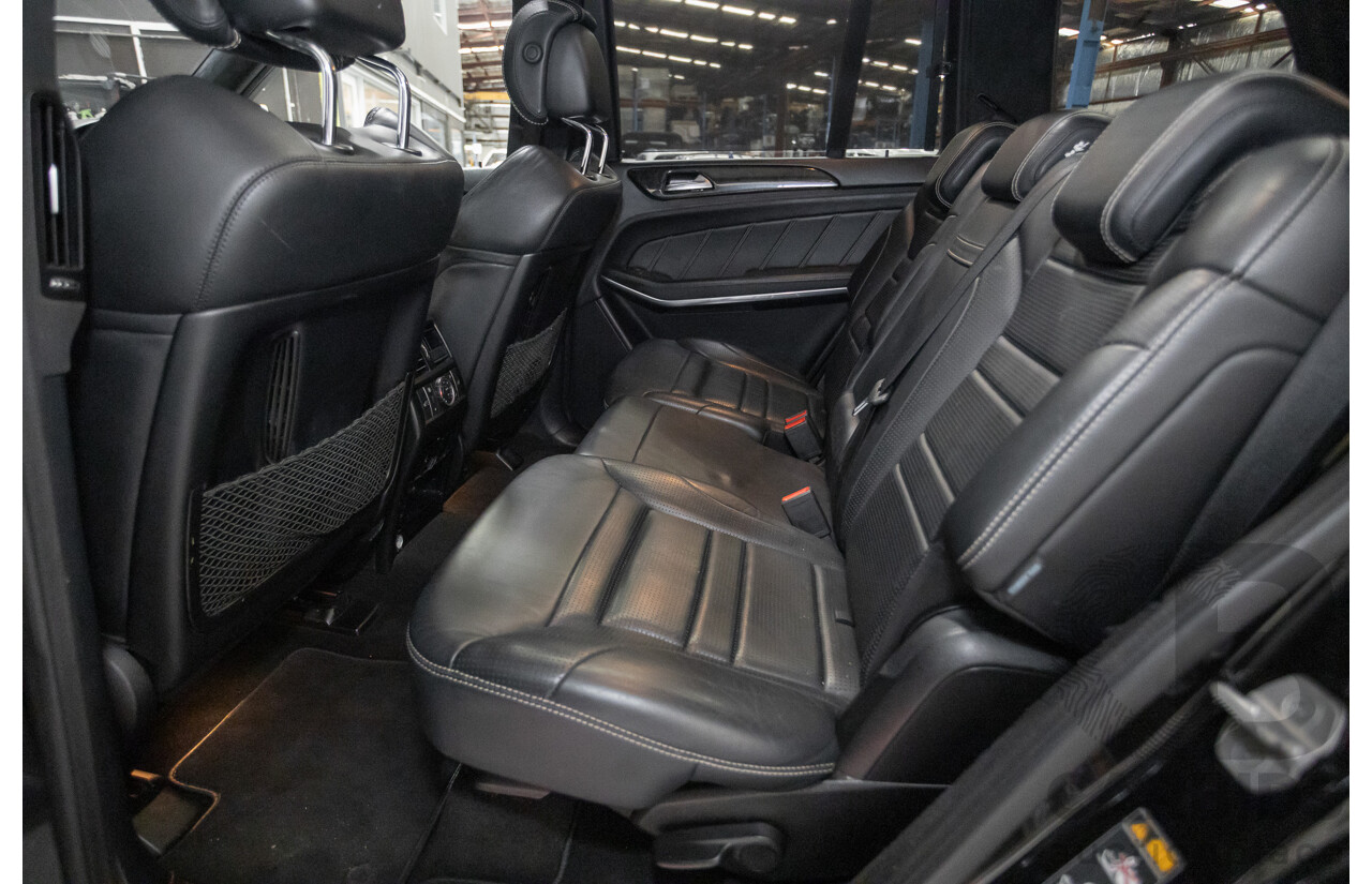 7/2013 Mercedes-Benz GL63 AMG X166 4d Wagon Obsidian Black Metallic Twin Turbo V8 5.5L
