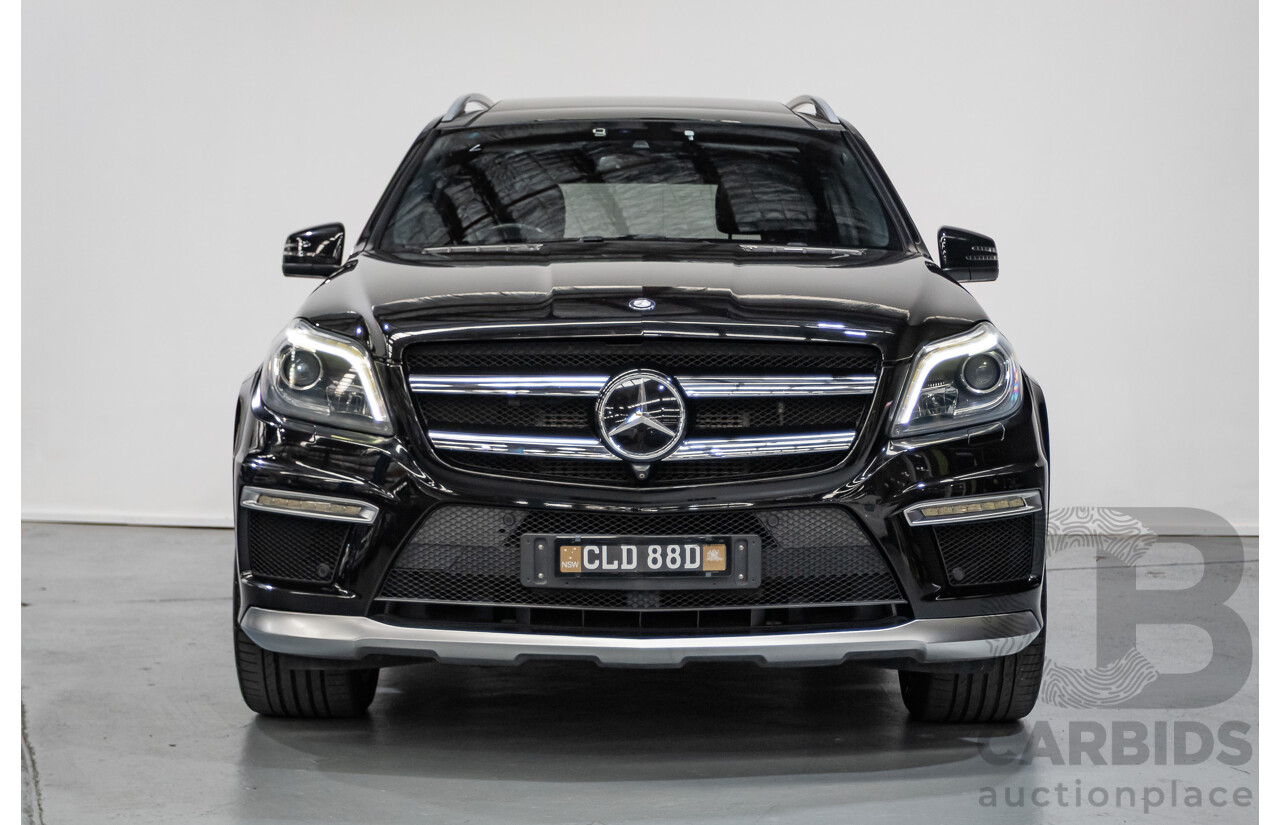 7/2013 Mercedes-Benz GL63 AMG X166 4d Wagon Obsidian Black Metallic Twin Turbo V8 5.5L