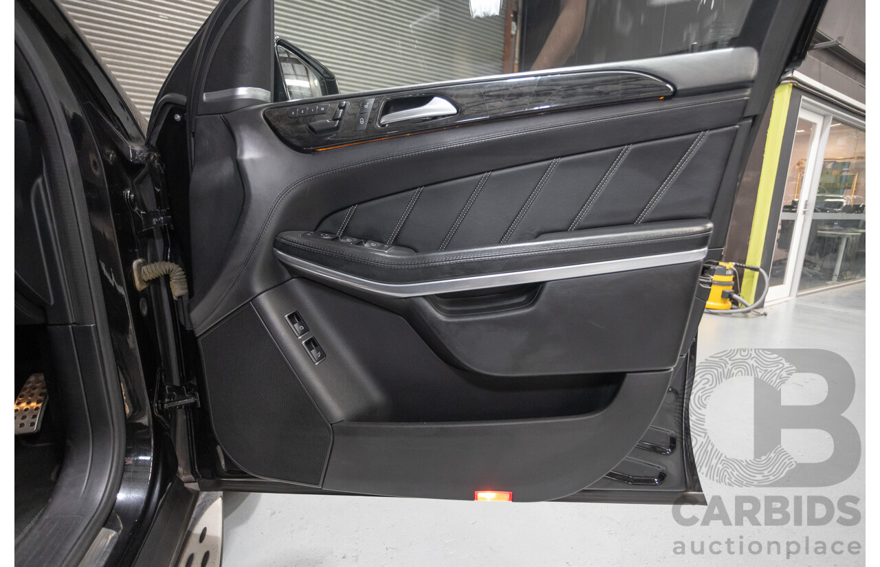 7/2013 Mercedes-Benz GL63 AMG X166 4d Wagon Obsidian Black Metallic Twin Turbo V8 5.5L