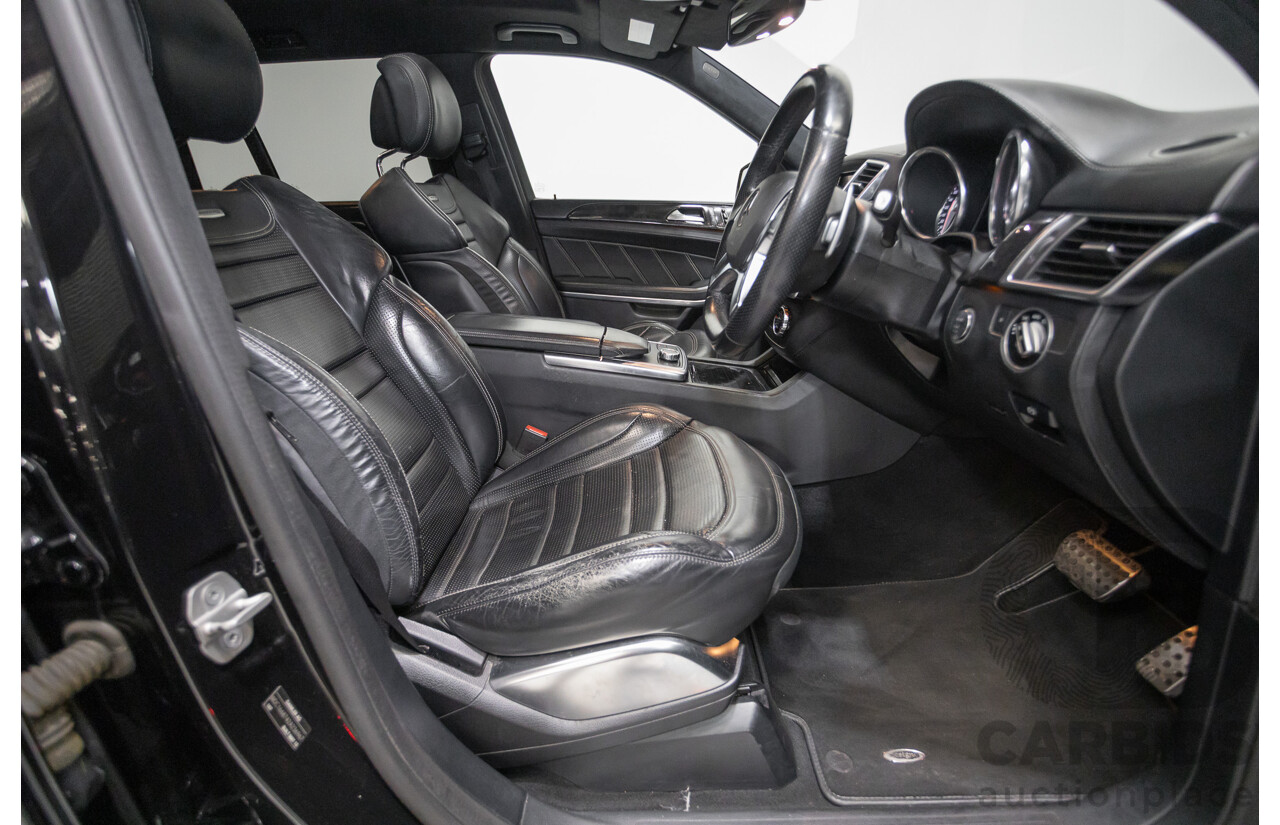 7/2013 Mercedes-Benz GL63 AMG X166 4d Wagon Obsidian Black Metallic Twin Turbo V8 5.5L