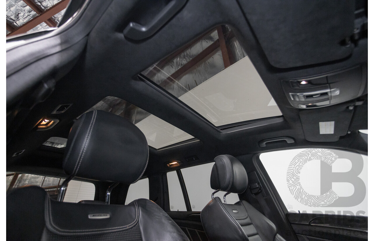 7/2013 Mercedes-Benz GL63 AMG X166 4d Wagon Obsidian Black Metallic Twin Turbo V8 5.5L