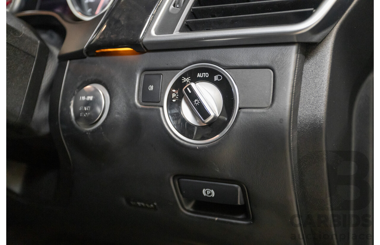 7/2013 Mercedes-Benz GL63 AMG X166 4d Wagon Obsidian Black Metallic Twin Turbo V8 5.5L