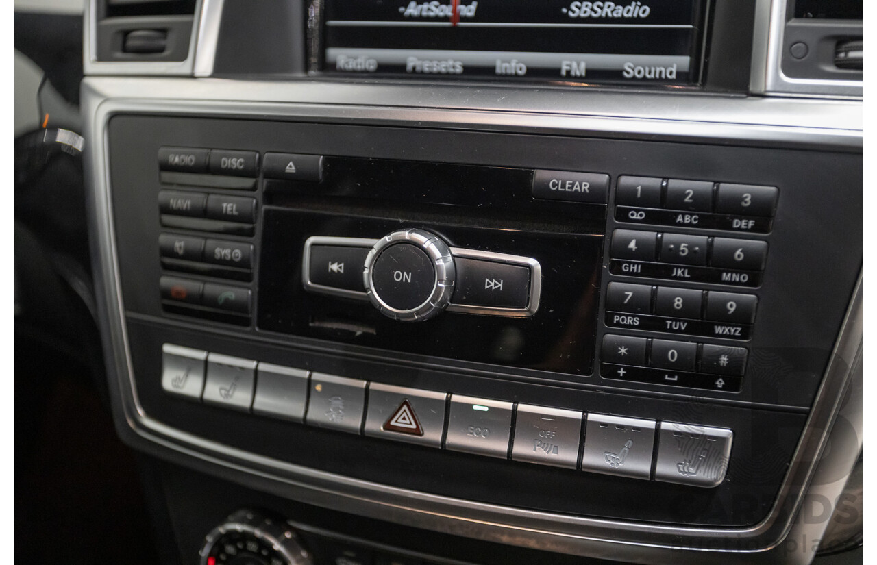 7/2013 Mercedes-Benz GL63 AMG X166 4d Wagon Obsidian Black Metallic Twin Turbo V8 5.5L