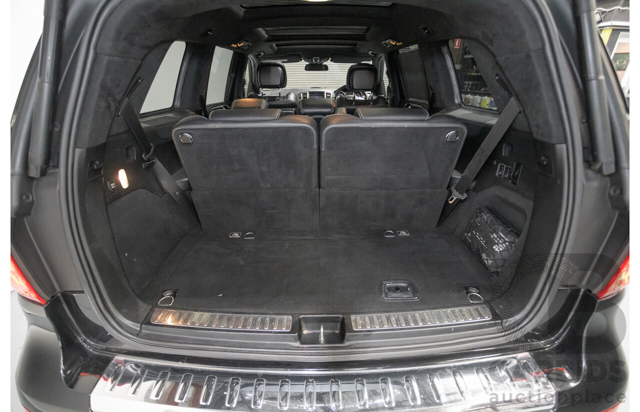 7/2013 Mercedes-Benz GL63 AMG X166 4d Wagon Obsidian Black Metallic Twin Turbo V8 5.5L