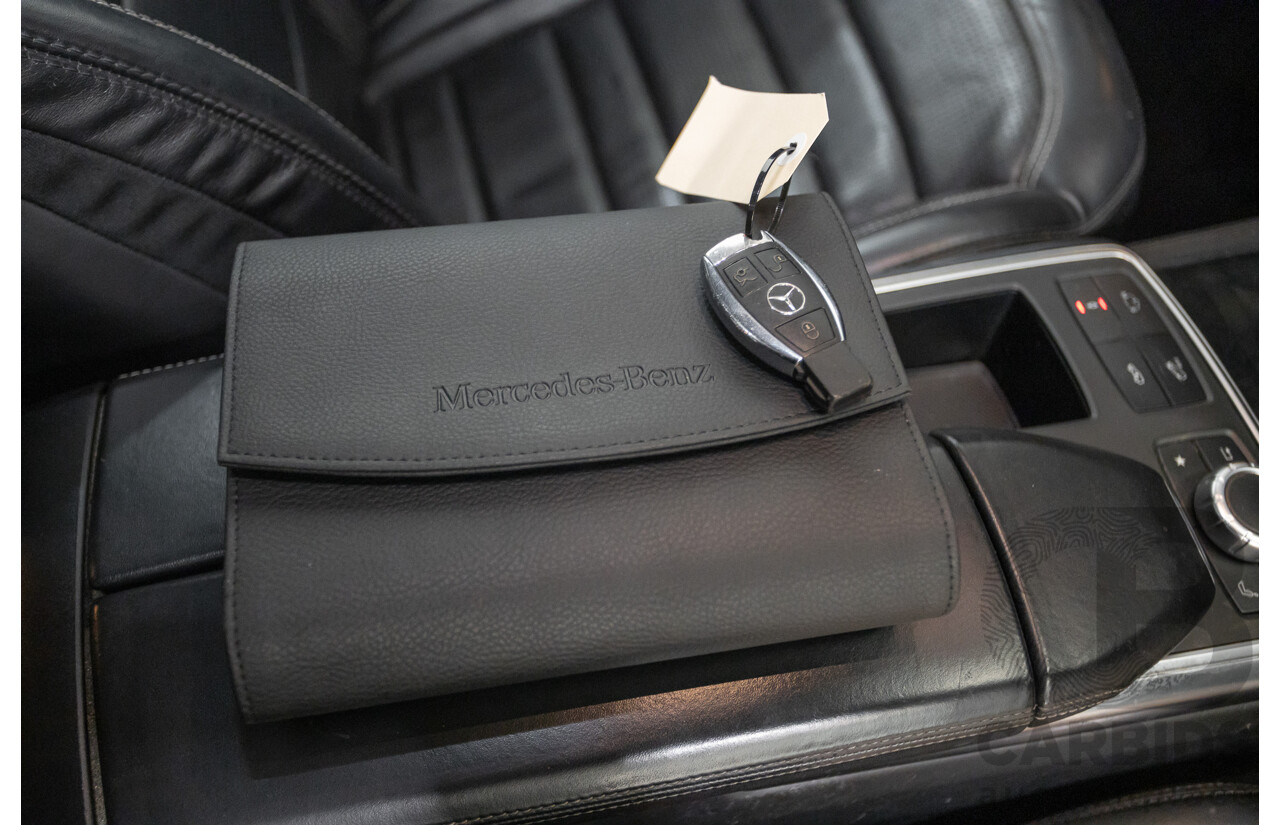 7/2013 Mercedes-Benz GL63 AMG X166 4d Wagon Obsidian Black Metallic Twin Turbo V8 5.5L