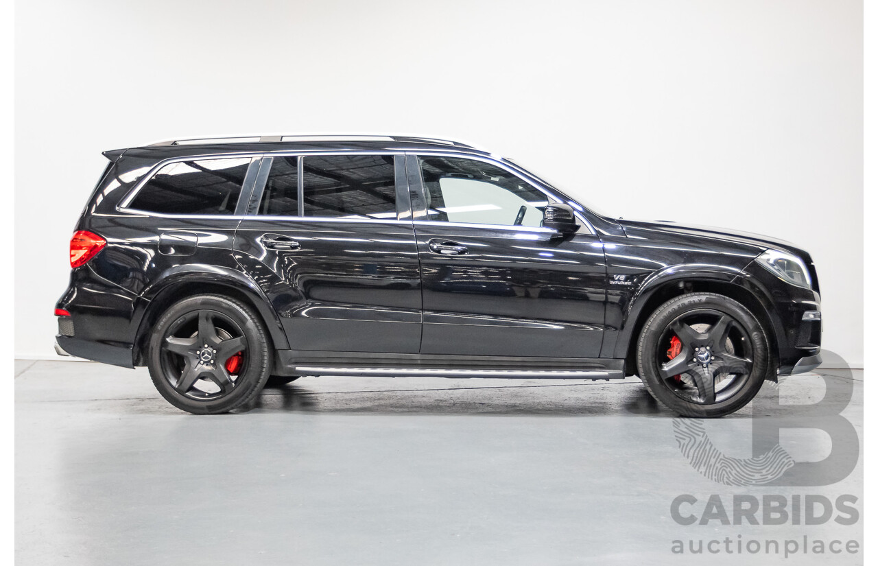 7/2013 Mercedes-Benz GL63 AMG X166 4d Wagon Obsidian Black Metallic Twin Turbo V8 5.5L