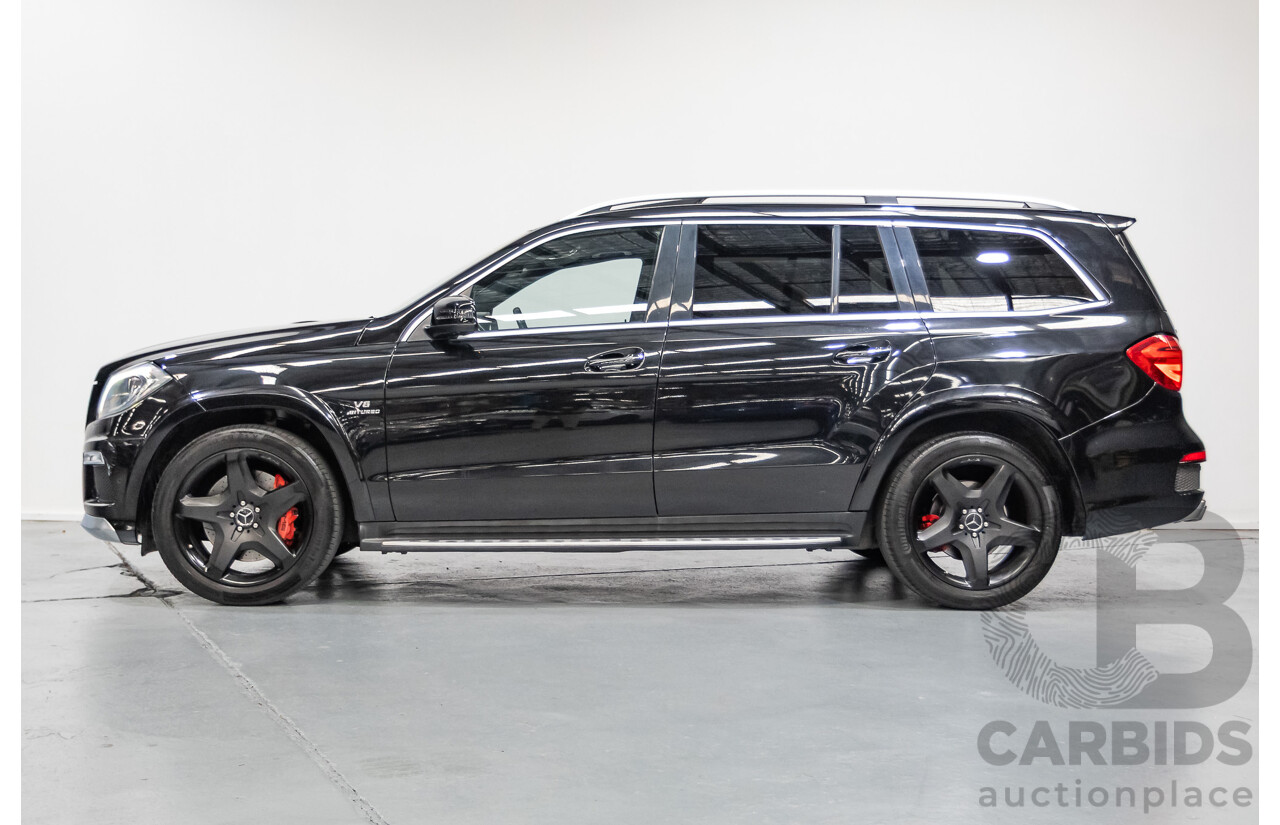 7/2013 Mercedes-Benz GL63 AMG X166 4d Wagon Obsidian Black Metallic Twin Turbo V8 5.5L