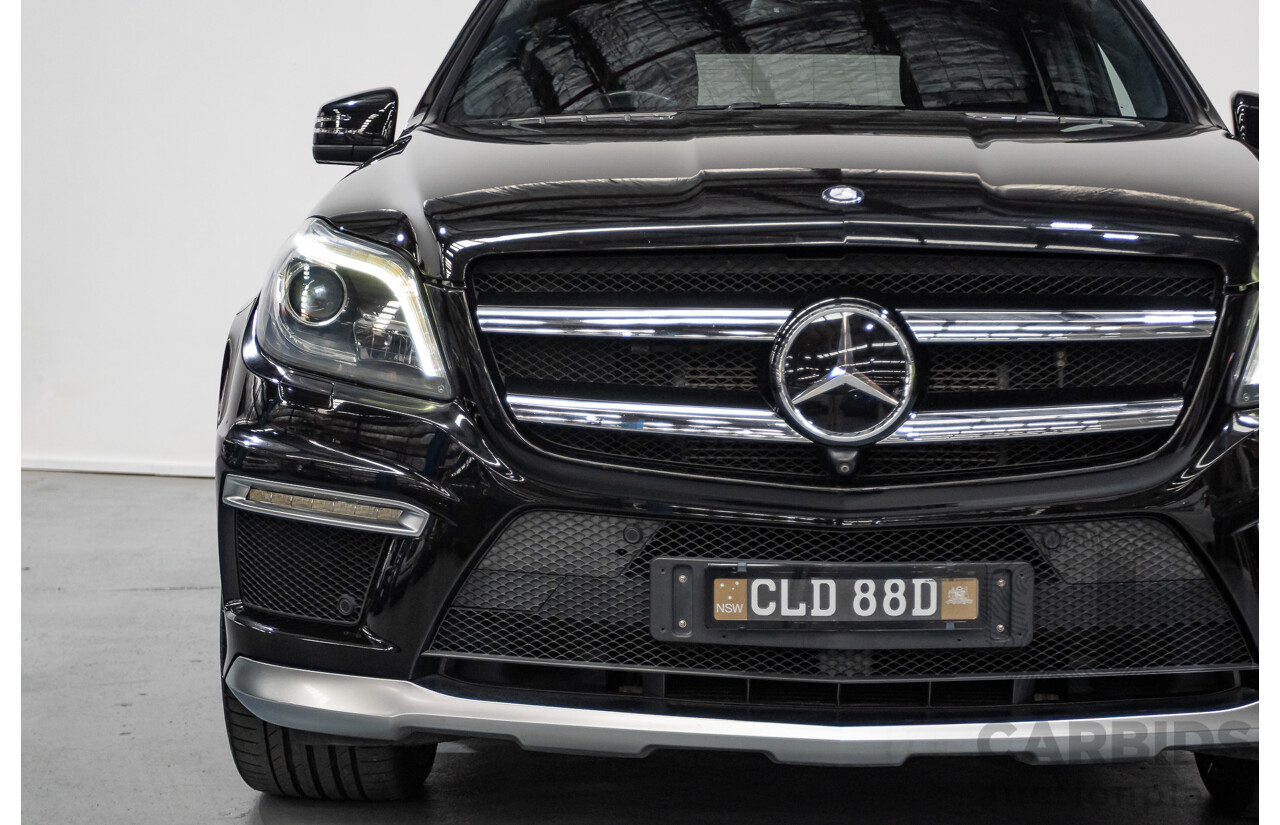 7/2013 Mercedes-Benz GL63 AMG X166 4d Wagon Obsidian Black Metallic Twin Turbo V8 5.5L