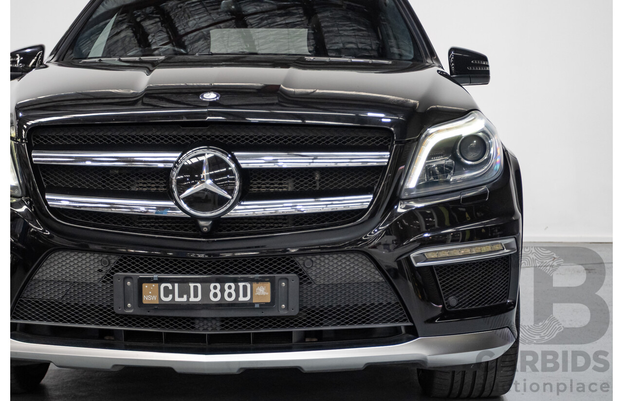 7/2013 Mercedes-Benz GL63 AMG X166 4d Wagon Obsidian Black Metallic Twin Turbo V8 5.5L