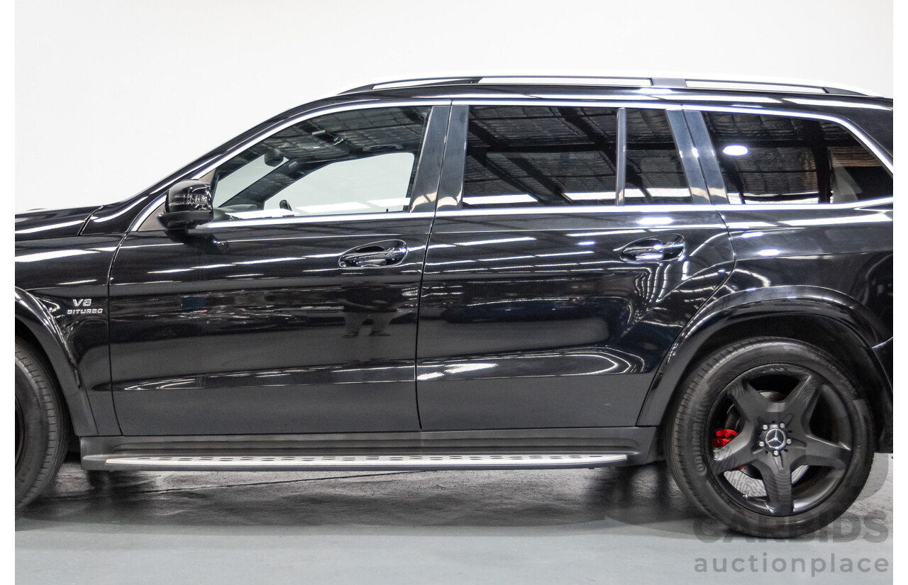 7/2013 Mercedes-Benz GL63 AMG X166 4d Wagon Obsidian Black Metallic Twin Turbo V8 5.5L