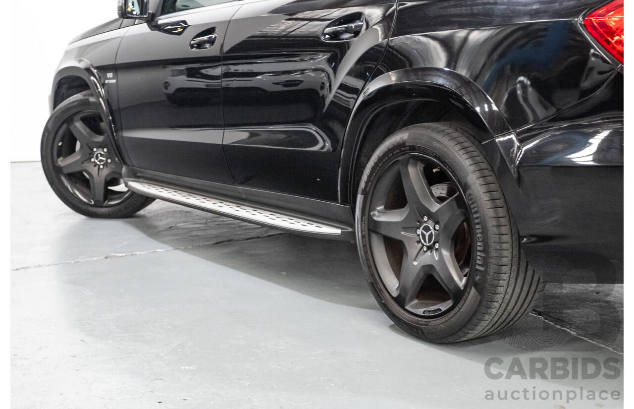 7/2013 Mercedes-Benz GL63 AMG X166 4d Wagon Obsidian Black Metallic Twin Turbo V8 5.5L