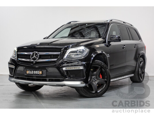 7/2013 Mercedes-Benz GL63 AMG X166 4d Wagon Obsidian Black Metallic Twin Turbo V8 5.5L