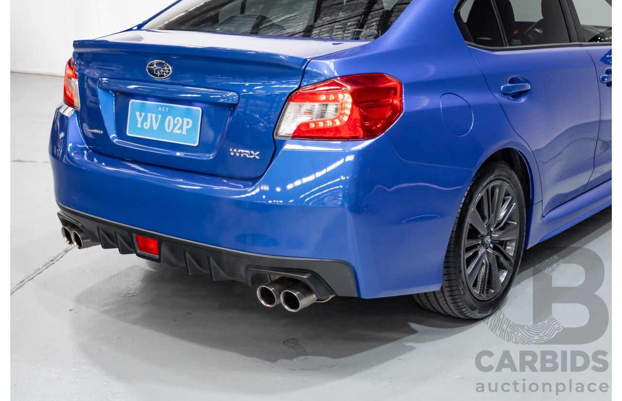 4/2014 Subaru WRX Premium (AWD) MY15 4D Sedan Lapis Blue Turbo 2.0L