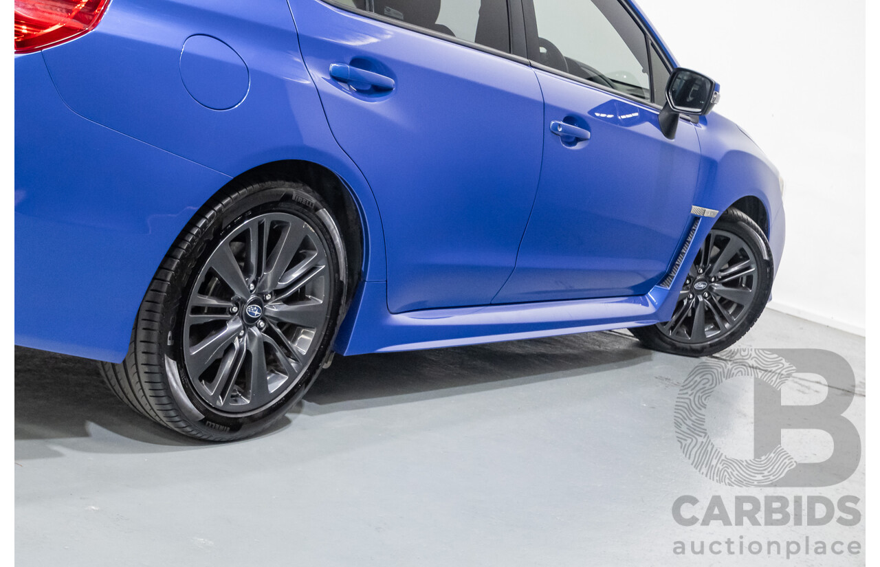 4/2014 Subaru WRX Premium (AWD) MY15 4D Sedan Lapis Blue Turbo 2.0L