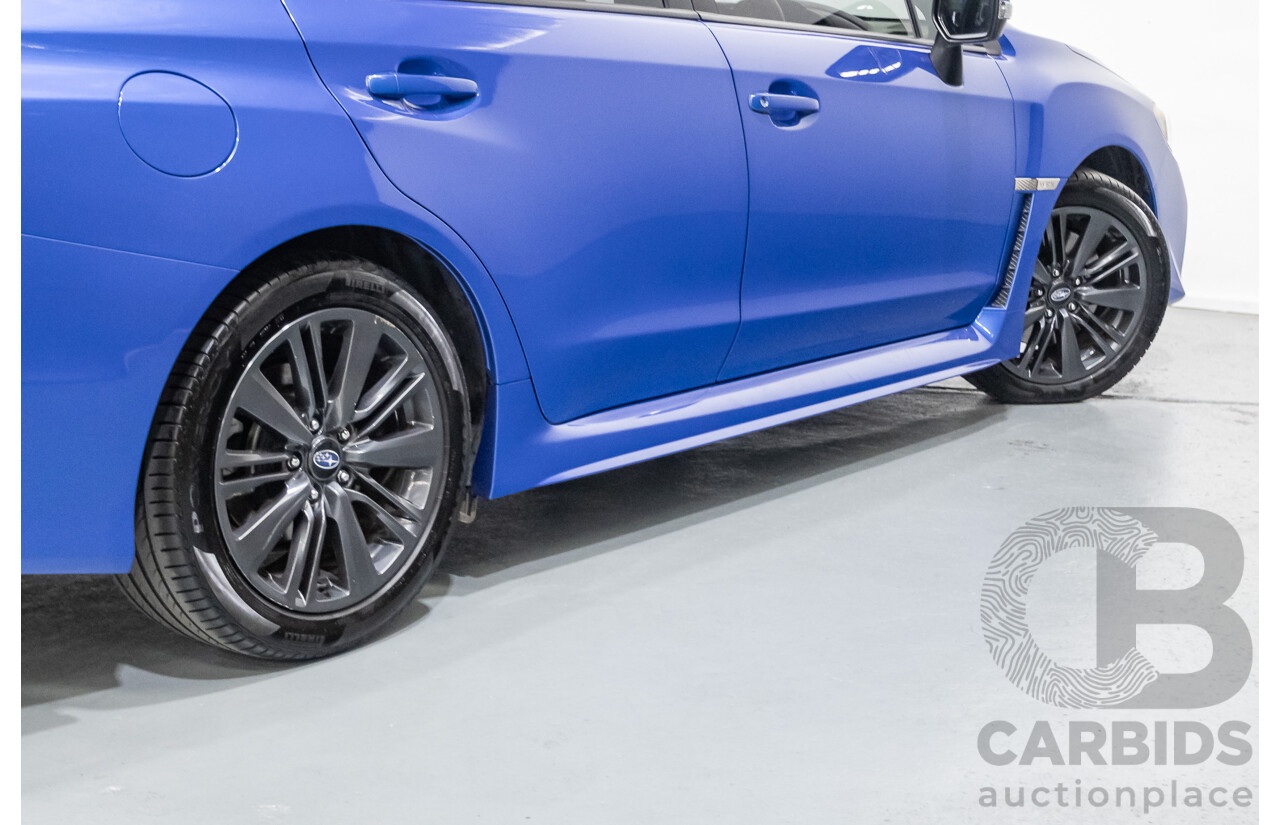 4/2014 Subaru WRX Premium (AWD) MY15 4D Sedan Lapis Blue Turbo 2.0L