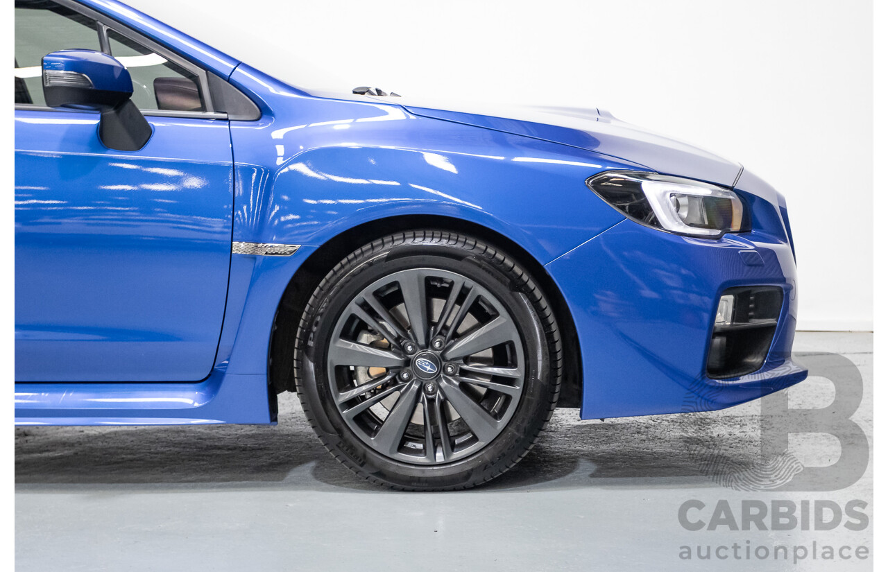 4/2014 Subaru WRX Premium (AWD) MY15 4D Sedan Lapis Blue Turbo 2.0L