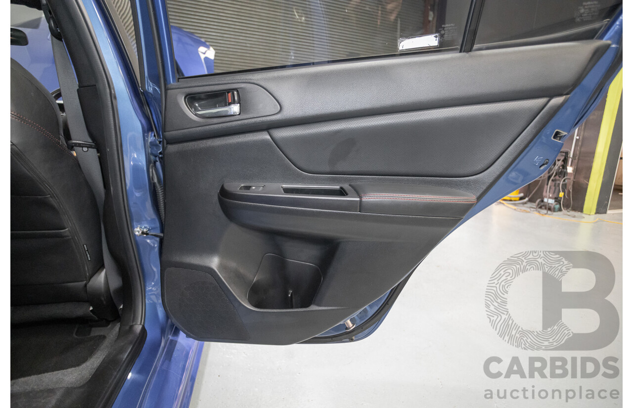 4/2014 Subaru WRX Premium (AWD) MY15 4D Sedan Lapis Blue Turbo 2.0L