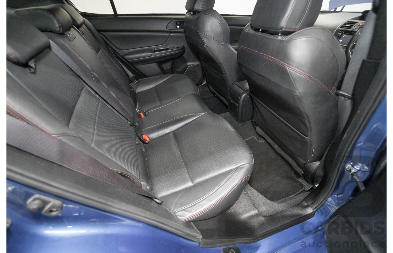 4/2014 Subaru WRX Premium (AWD) MY15 4D Sedan Lapis Blue Turbo 2.0L