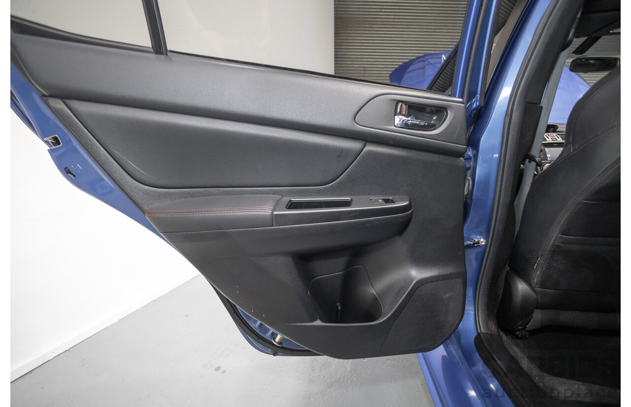 4/2014 Subaru WRX Premium (AWD) MY15 4D Sedan Lapis Blue Turbo 2.0L
