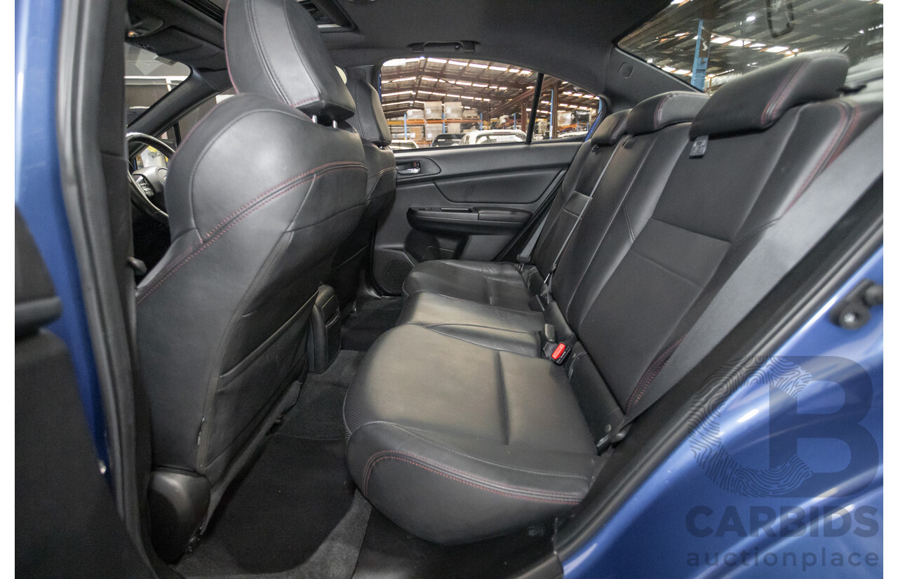 4/2014 Subaru WRX Premium (AWD) MY15 4D Sedan Lapis Blue Turbo 2.0L