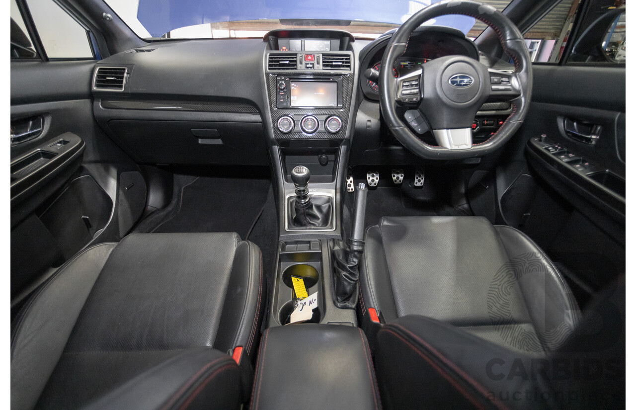 4/2014 Subaru WRX Premium (AWD) MY15 4D Sedan Lapis Blue Turbo 2.0L