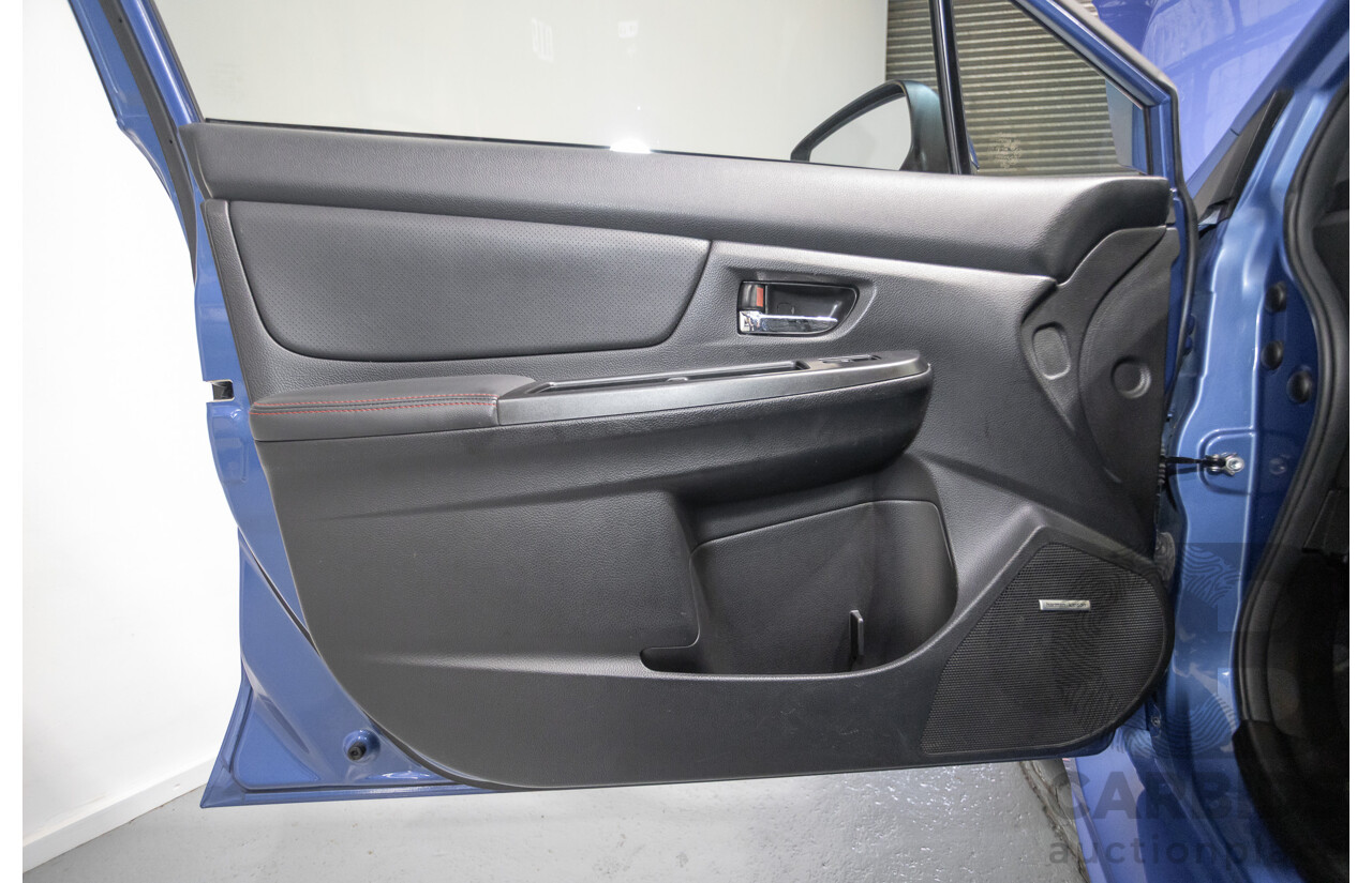 4/2014 Subaru WRX Premium (AWD) MY15 4D Sedan Lapis Blue Turbo 2.0L