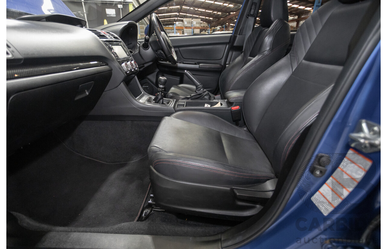 4/2014 Subaru WRX Premium (AWD) MY15 4D Sedan Lapis Blue Turbo 2.0L