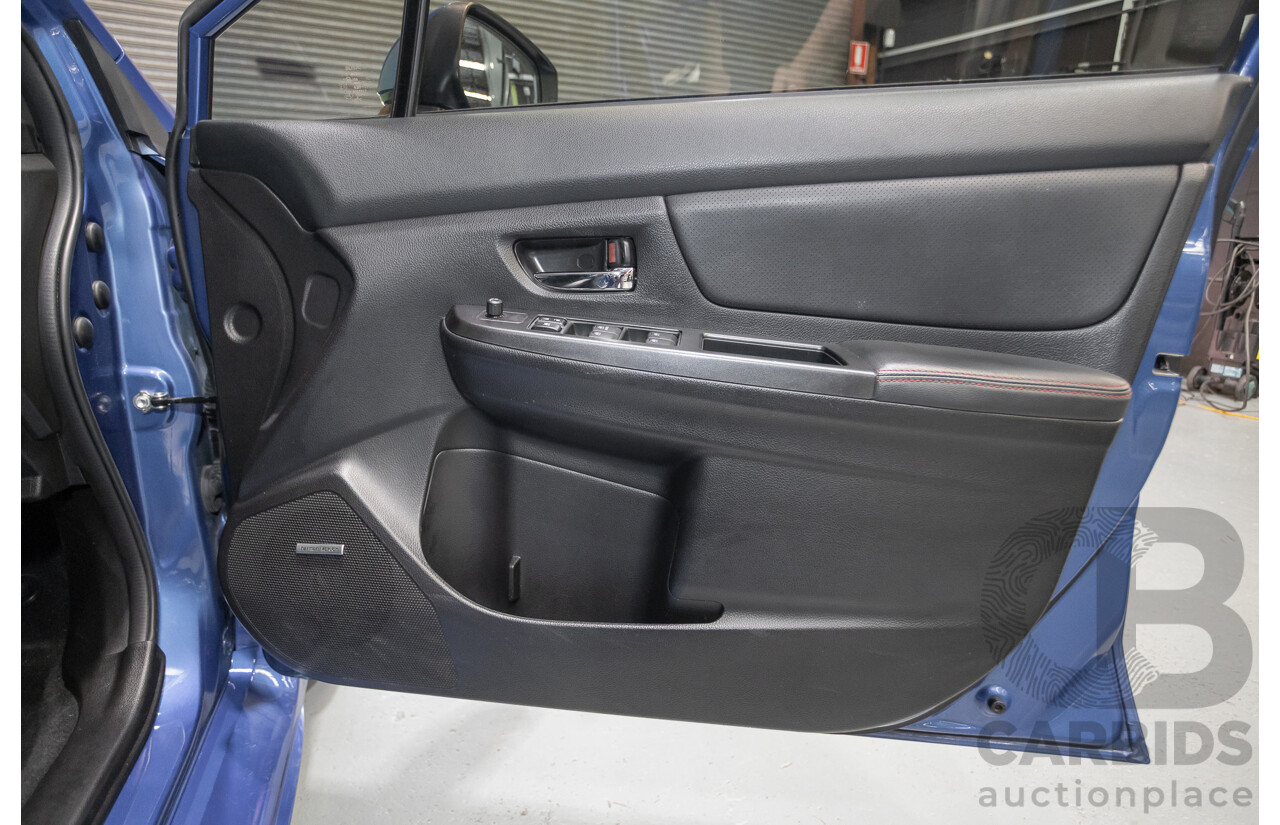 4/2014 Subaru WRX Premium (AWD) MY15 4D Sedan Lapis Blue Turbo 2.0L