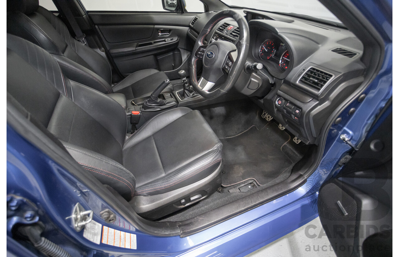 4/2014 Subaru WRX Premium (AWD) MY15 4D Sedan Lapis Blue Turbo 2.0L